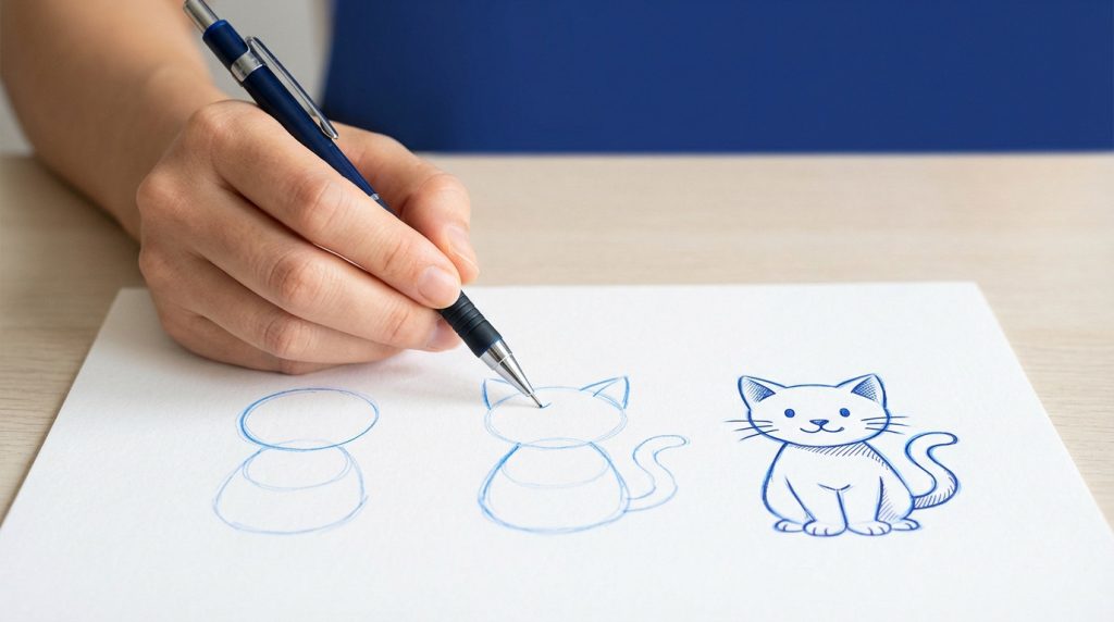 Comment dessiner le chat | Tuto facile & rapide 2026
