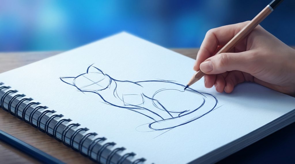 Apprendre le chat dessin : guide 2026 et 3 étapes pro